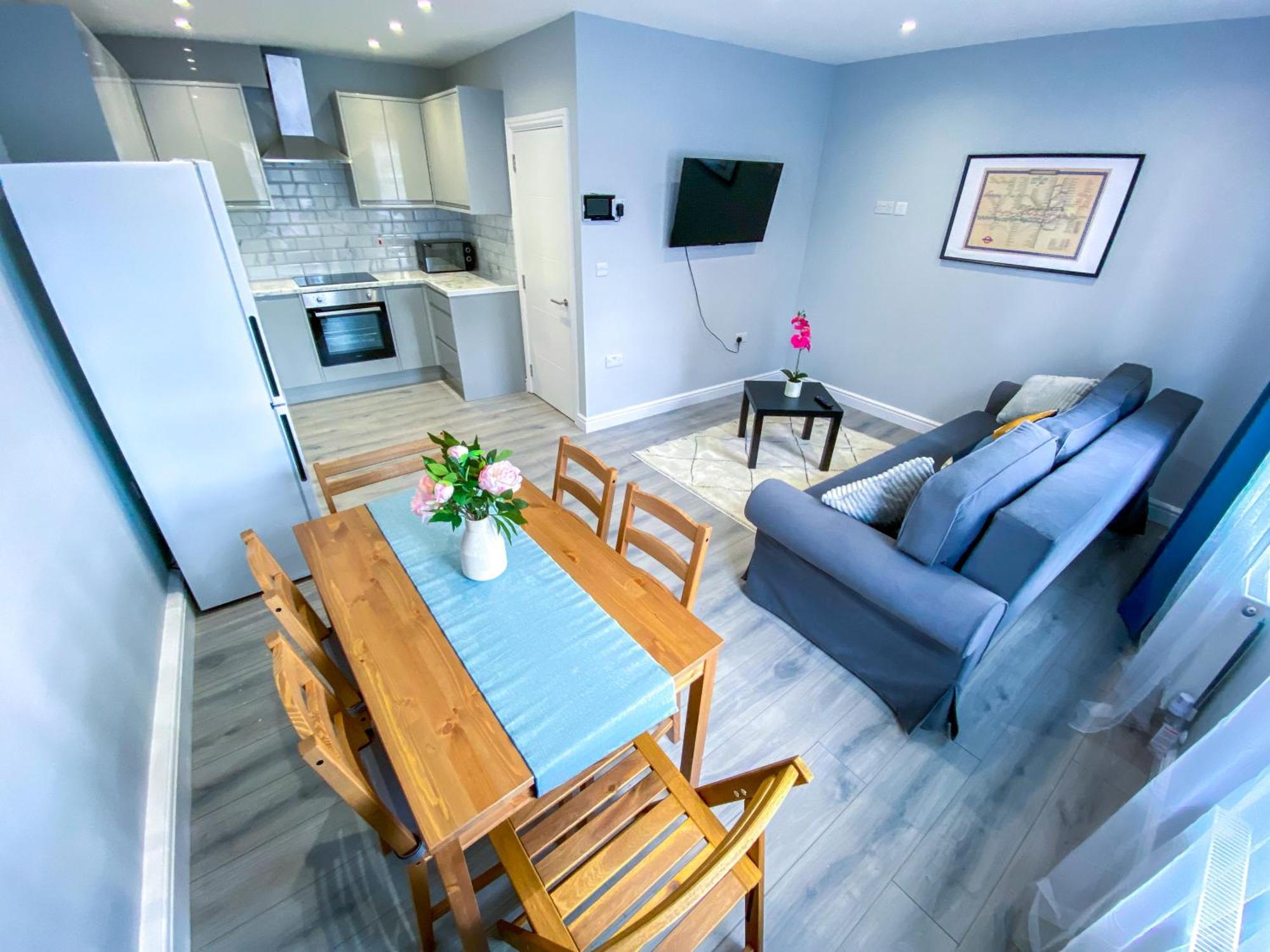 Modern 1-Bedroom Flat, 5 Guest, London - F2 المظهر الخارجي الصورة